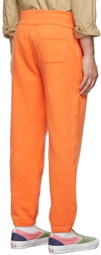Polo Ralph Lauren Orange Fleece Sweatpants