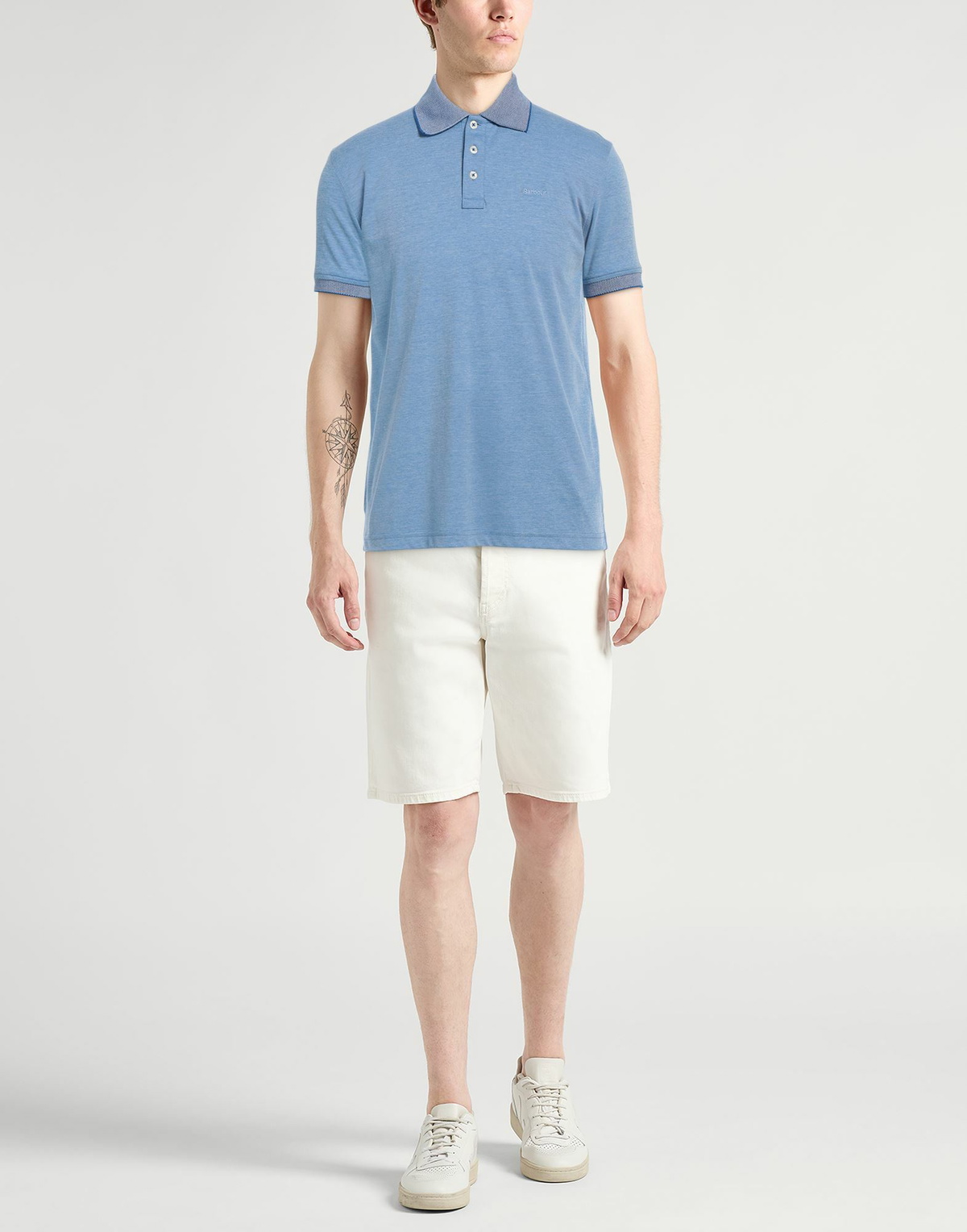 Barbour Mens Polo shirt in Blue