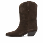 Isabel Marant Women's Duerto Suede Cowboy Boot in Chocolate