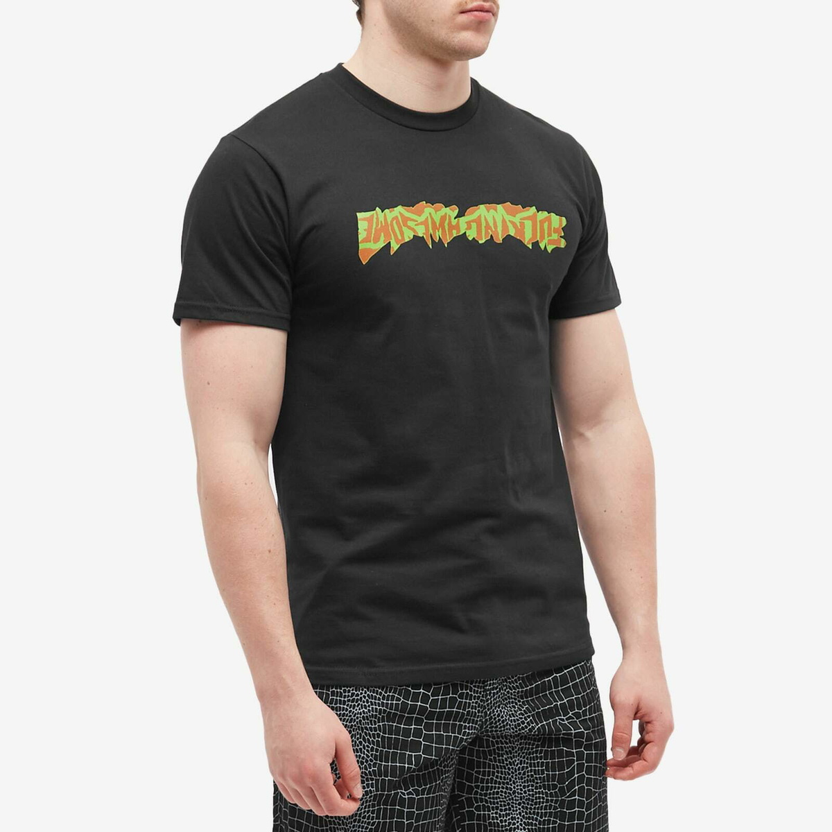 【FUCKING AWESOME】CUT OUT LOGO TEE Black Fucking Awesome Cut Out Logo T-Shirt - Black | Flatspot