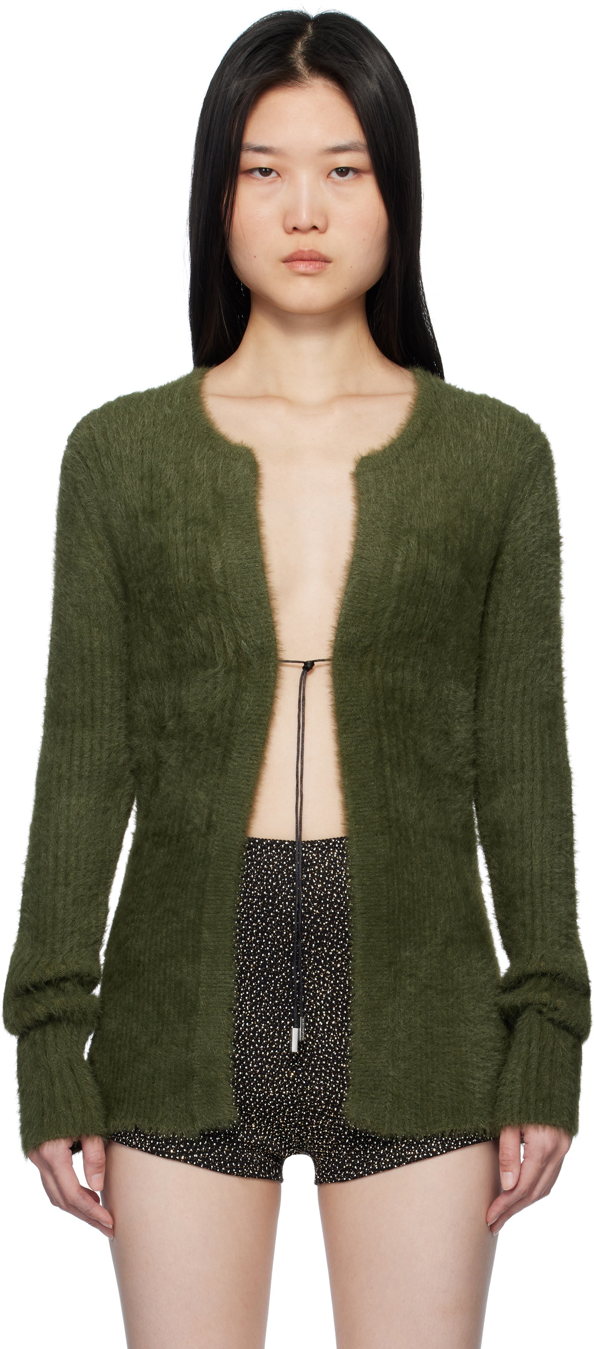 16Arlington Green Teria Knit Cardigan