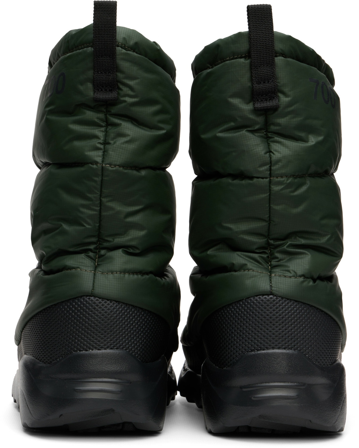 The North Face Khaki Nuptse Traction Boots