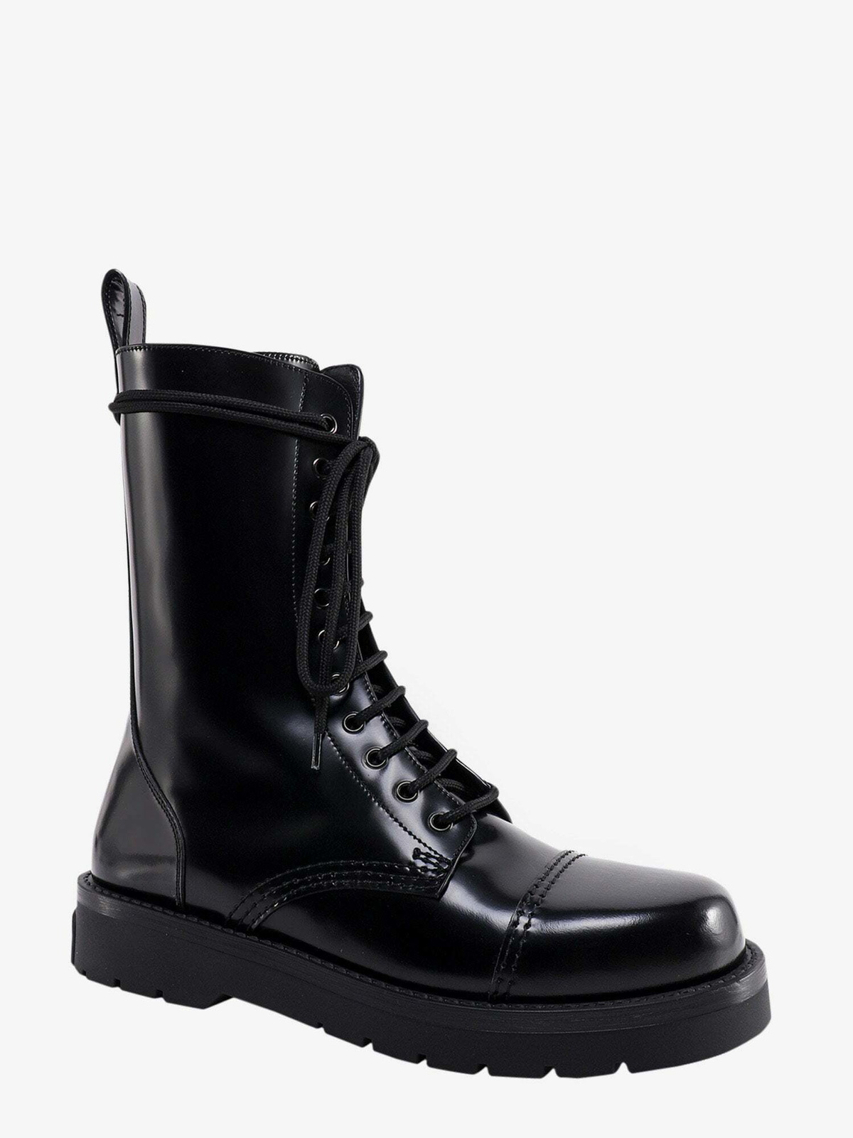 Valentino Garavani Untitled Leather Combat Boots