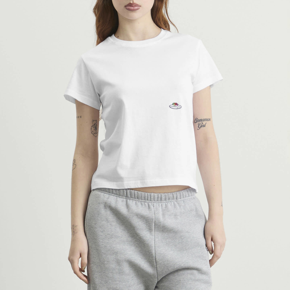 Hommegirls Women's x Fruit of the Loom Classic T-Shirt - Pack of 2 in Black/White
