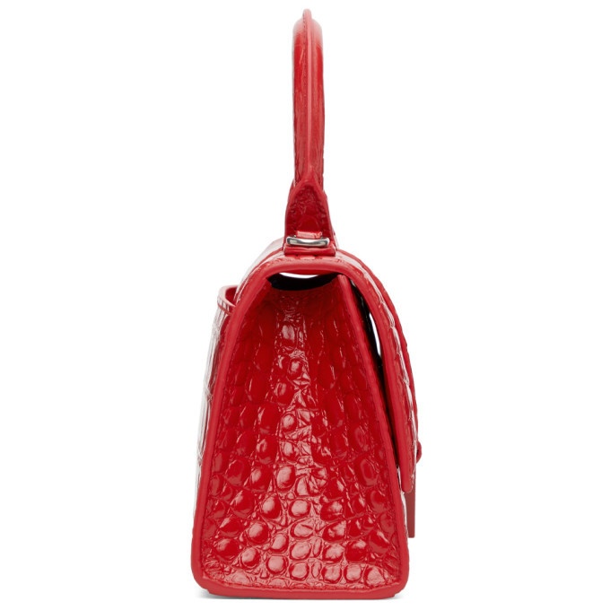 balenciaga hourglass bag red