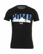 Ea7 Mens T-shirt in Black
