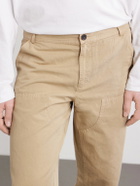 Mr P. - Straight-Leg Cotton and Linen-Blend Trousers - Neutrals