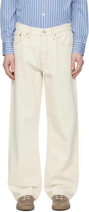 Photo: Sunflower Off-White Loose Jeans