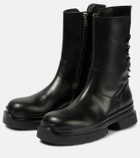Ann Demeulemeester Kole leather back lace-up boots