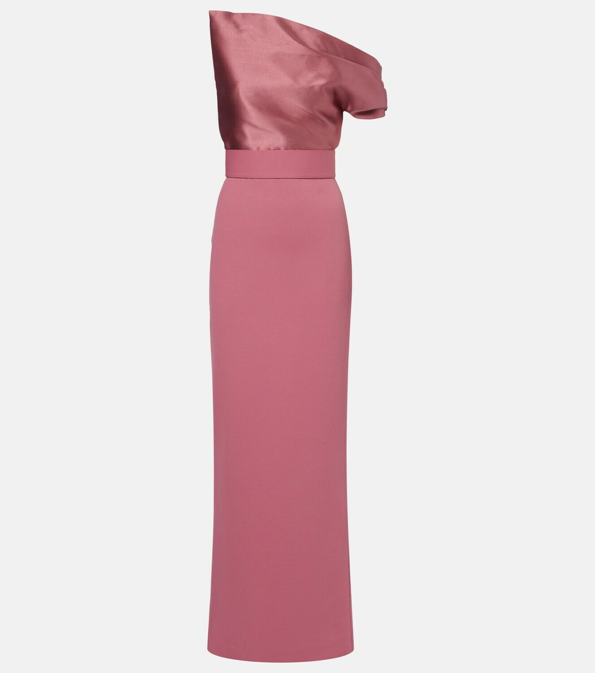 Solace London Magda asymmetric gown