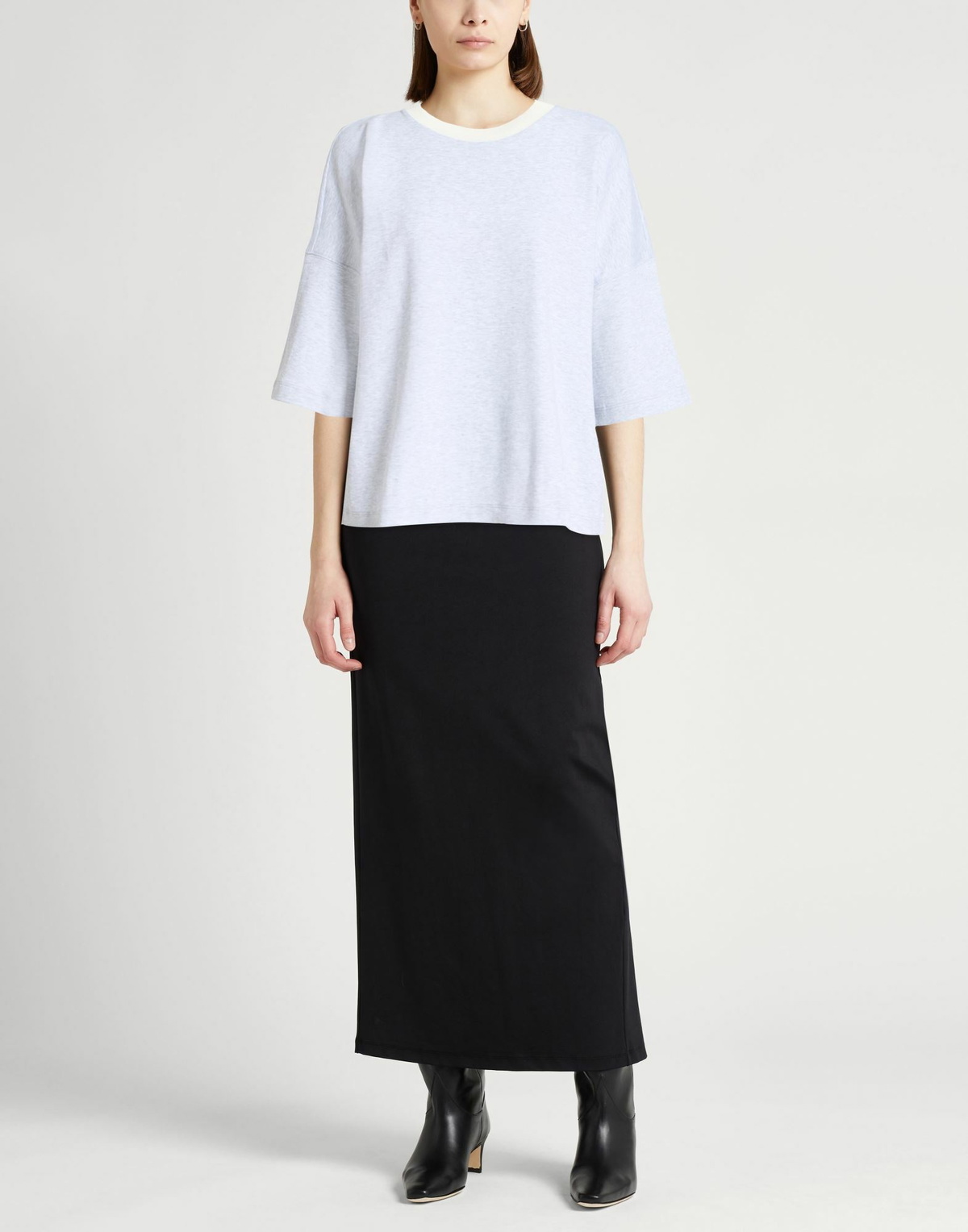 Peserico Womens T-shirt in Light grey