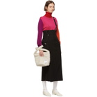 Facetasm Pink Wool Colorblocked Turtleneck