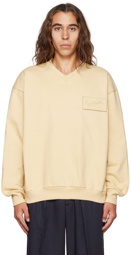 Jacquemus Yellow Le Papier 'Le Sweatshirt Santon' Sweatshirt