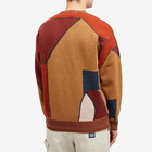 By Parra Men's Your Stupid Shed Knitted Cardigan in Brown