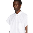 Maison Margiela White Cap Sleeve Shirt