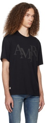 AMIRI Black Staggered T-Shirt