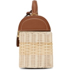 Mark Cross Beige and Brown Sara Bag