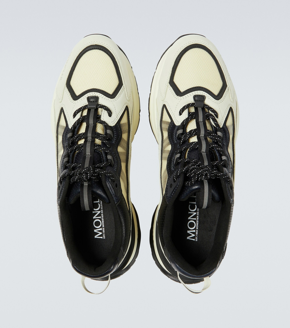 Moncler - Lite Runner Leather-trimmed Sneakers Moncler