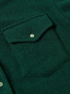 God's True Cashmere - Cashmere-Gauze Shirt - Green