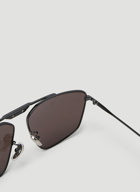 Aviator Frame Sunglasses in Black