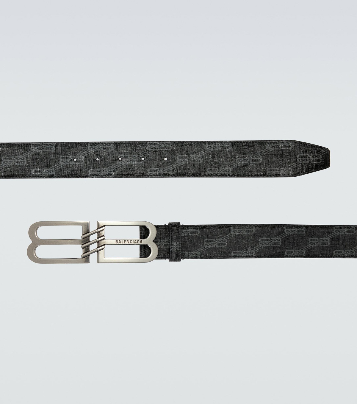 Balenciaga - BB Signature coated canvas belt Balenciaga