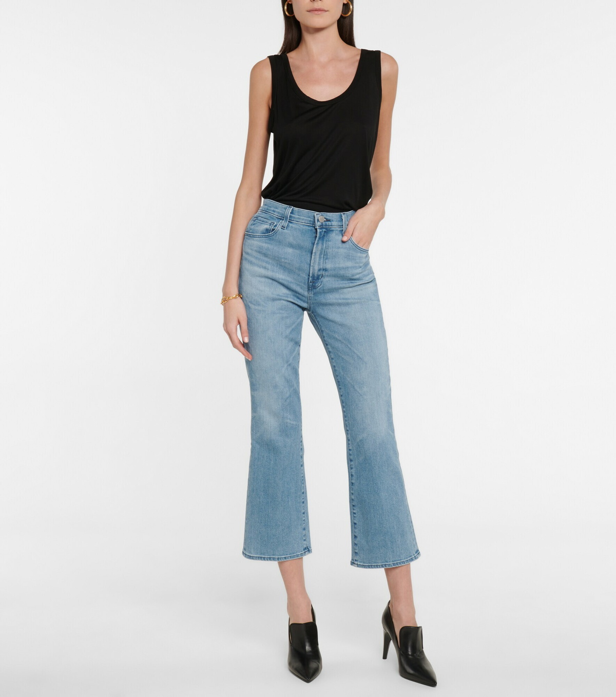 J Brand - Franky high-rise bootcut jeans