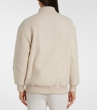 Eleventy Herringbone wool-blend down jacket