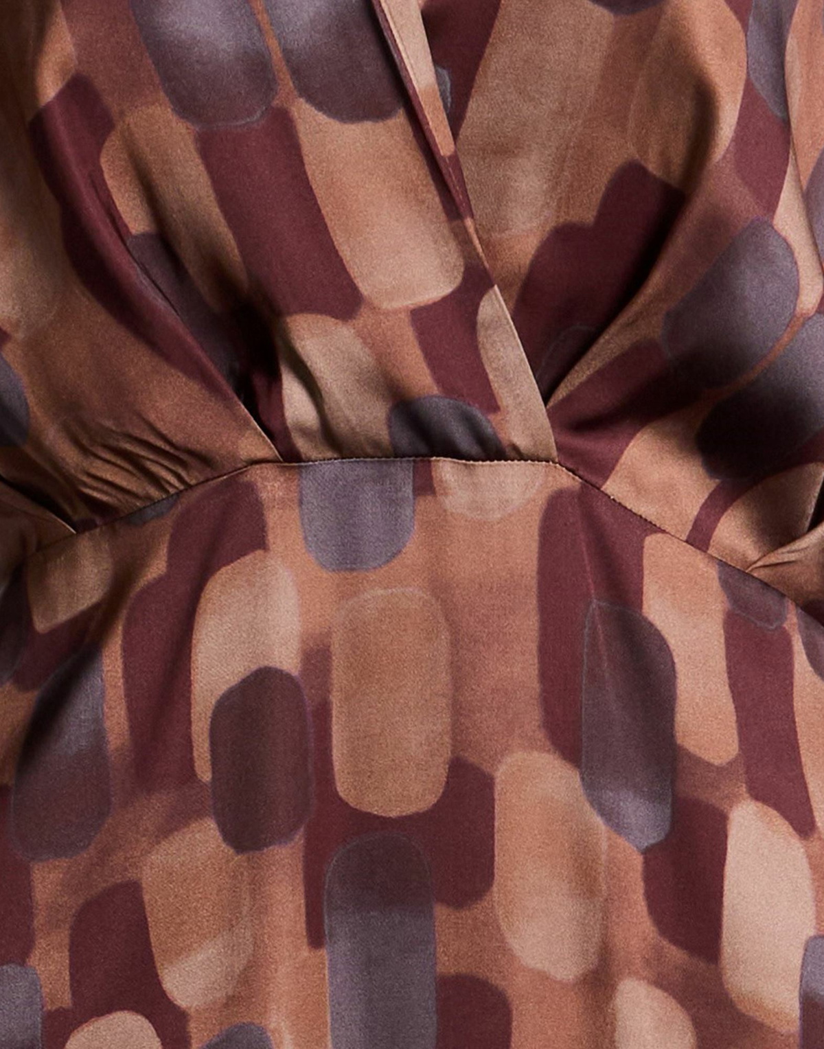 Manila Grace Womens Midi dress in Brown