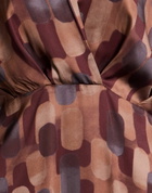 Manila Grace Womens Midi dress in Brown