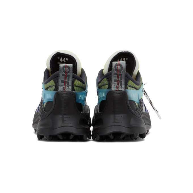 Off-White Black and Purple Odsy-1000 Sneakers Off-White