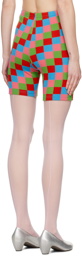 Comme des Garçons Multicolor Intarsia Shorts