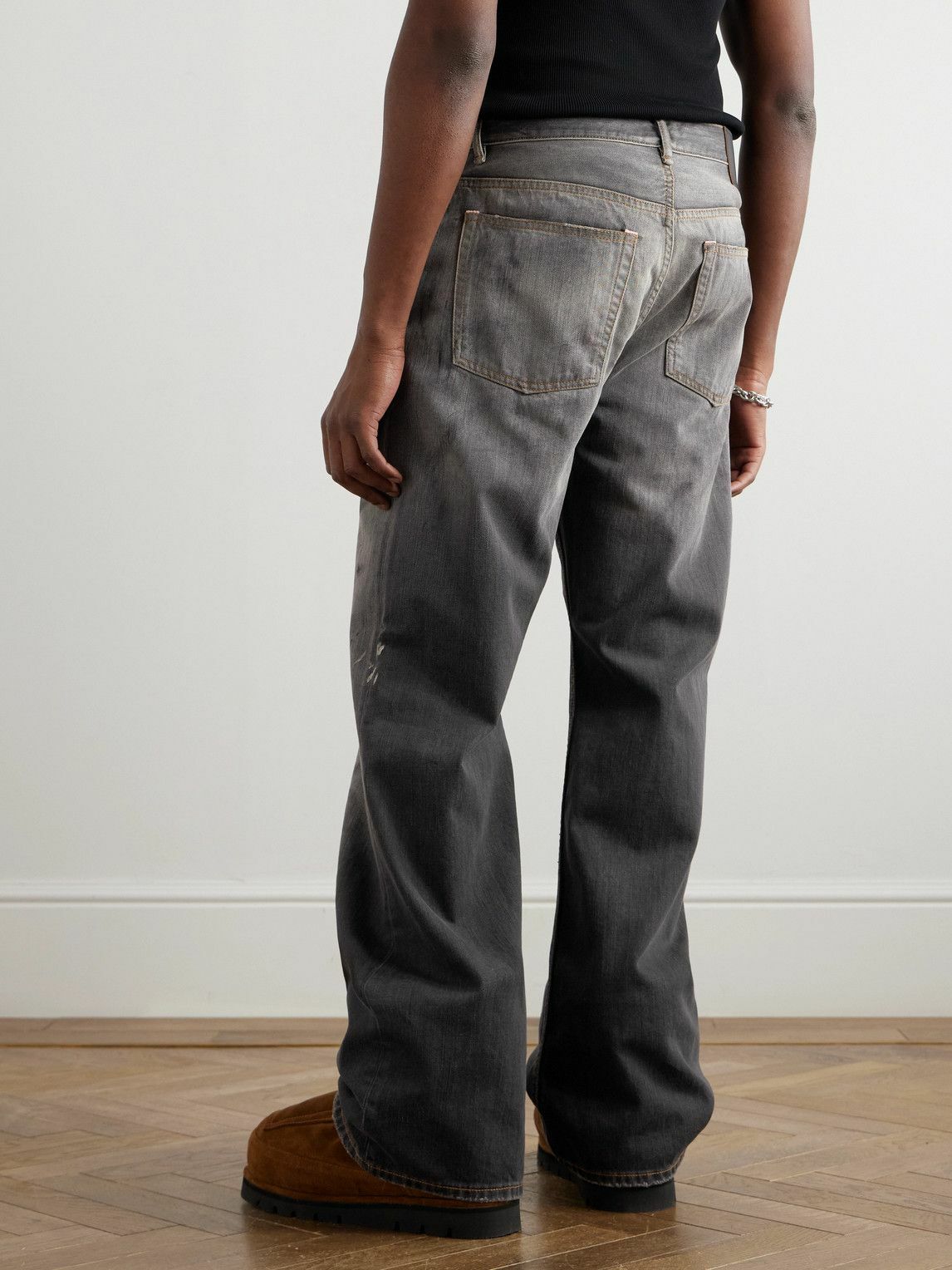 Acne Studios - Straight-Leg Distressed Paint-Splattered