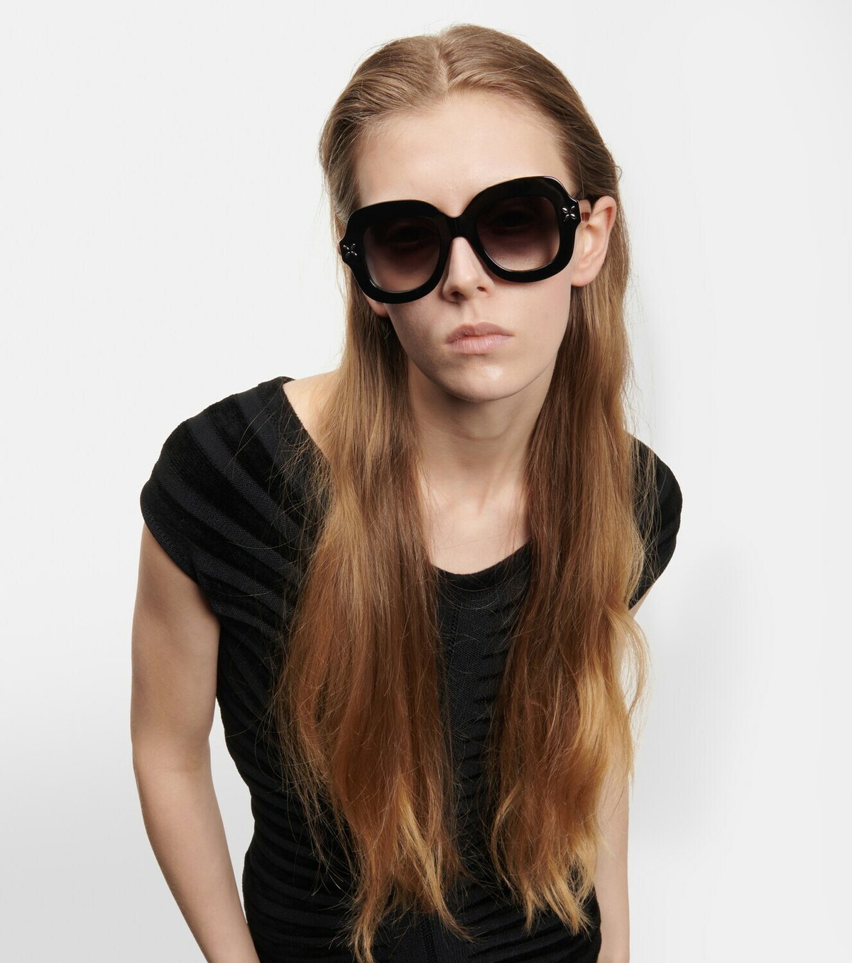 ALAIA サイズ36 Alaïa Oversized acetate sunglasses ALAÏA