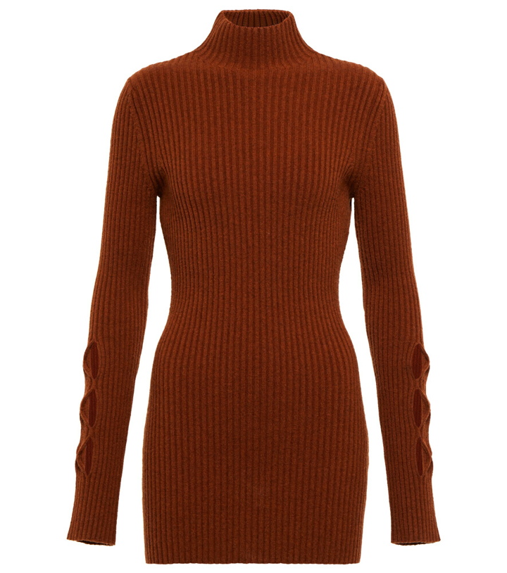 Photo: Victoria Beckham - Ribbed-knit wool-blend sweater