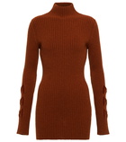 Victoria Beckham - Ribbed-knit wool-blend sweater