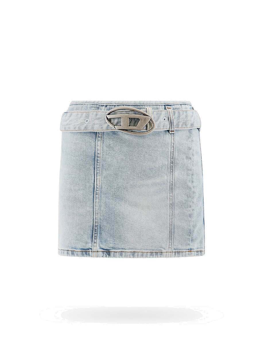 Diesel Skirt Blue Womens Diesel