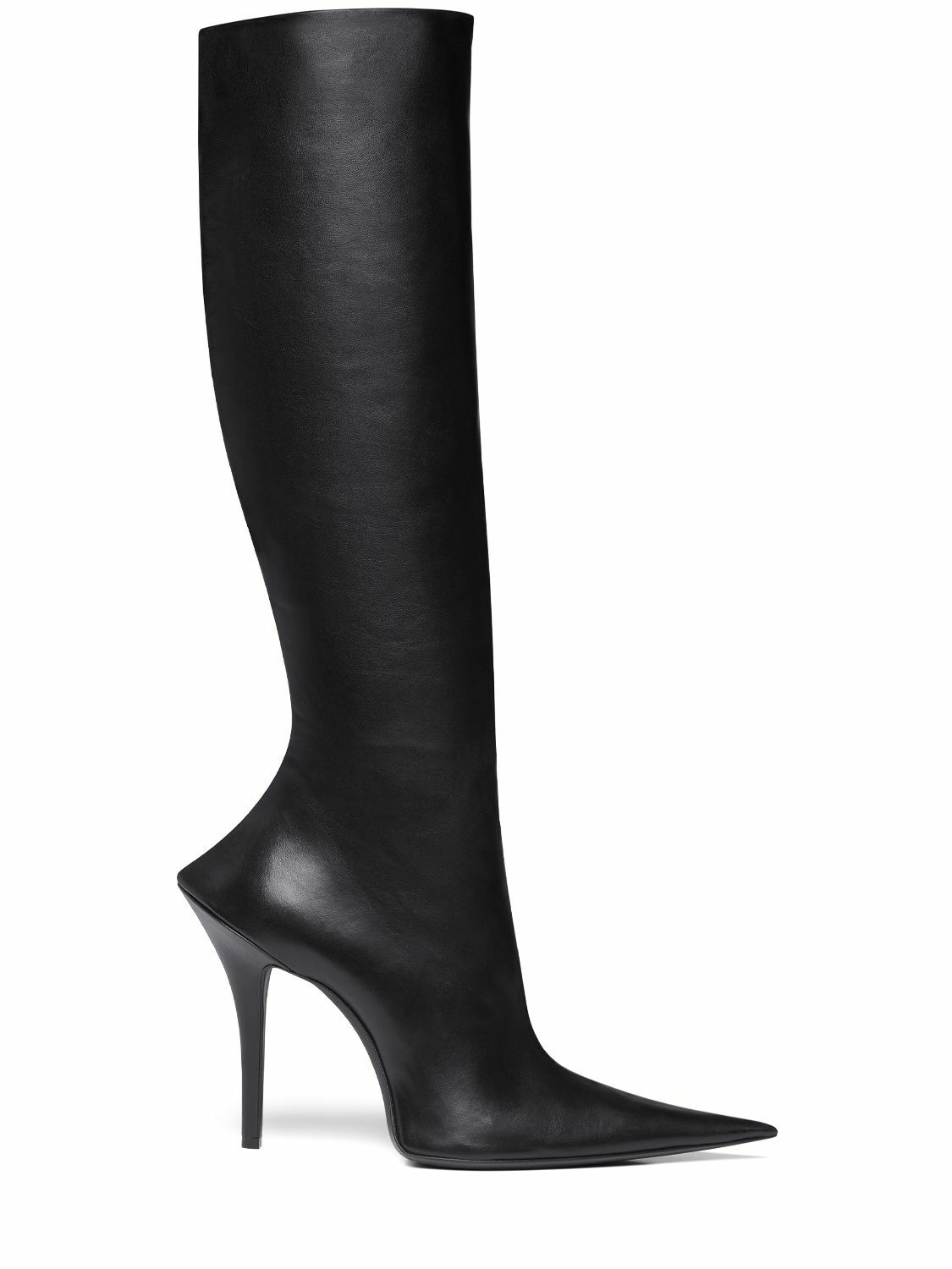 Photo: BALENCIAGA - 110mm Witch Leather Boots
