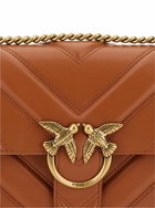 Pinko Love Bag Leather Crossbody Bag