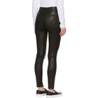 Rag and Bone Black High-Rise Leather Pants