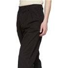 Billy Black Double Pleated Trousers