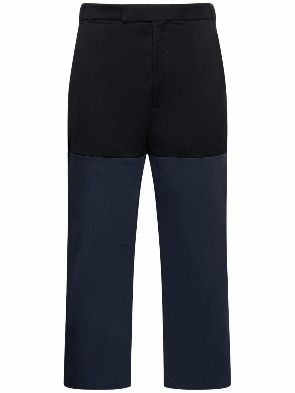 Twill Unconstructed Straight Leg Trouser