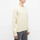 Jil Sander Men's Classic Crew Knit in Natural