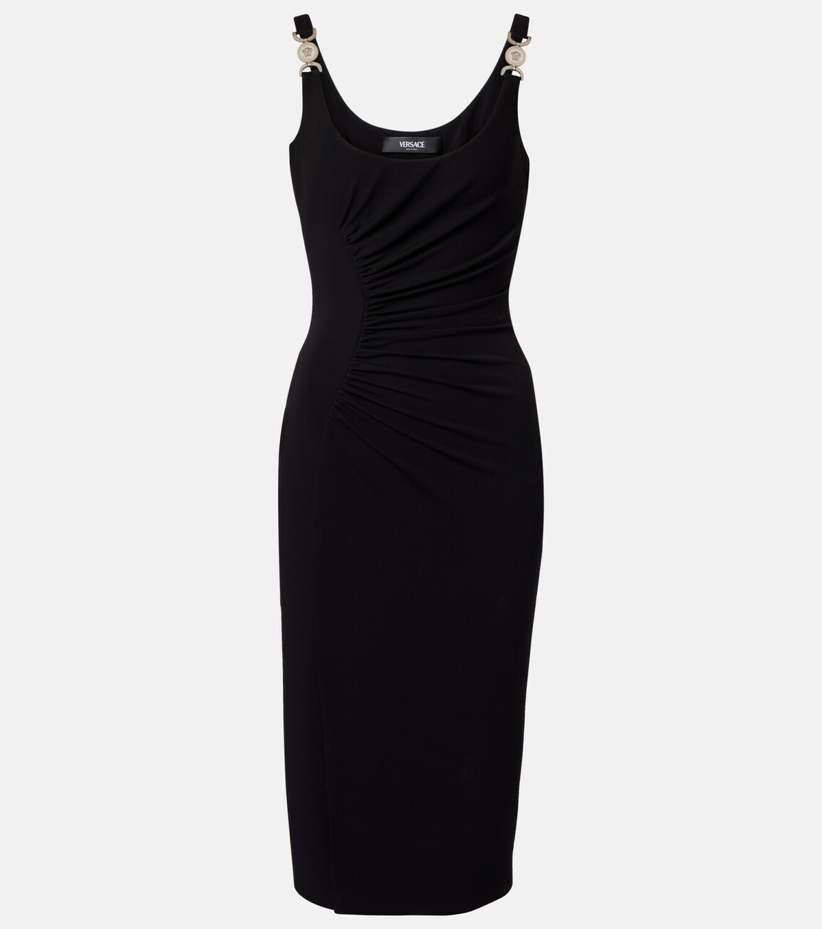 Versace Medusa crêpe jersey cocktail dress