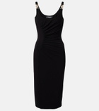Versace Medusa crêpe jersey cocktail dress