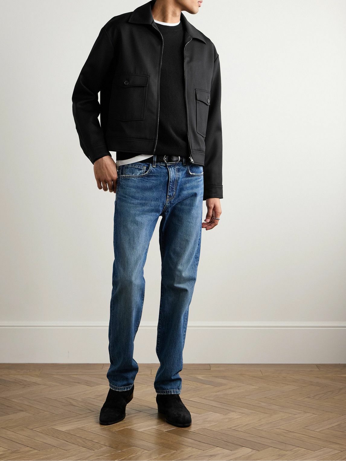 Nili Lotan - Matias Virgin Wool-Twill Jacket - Black