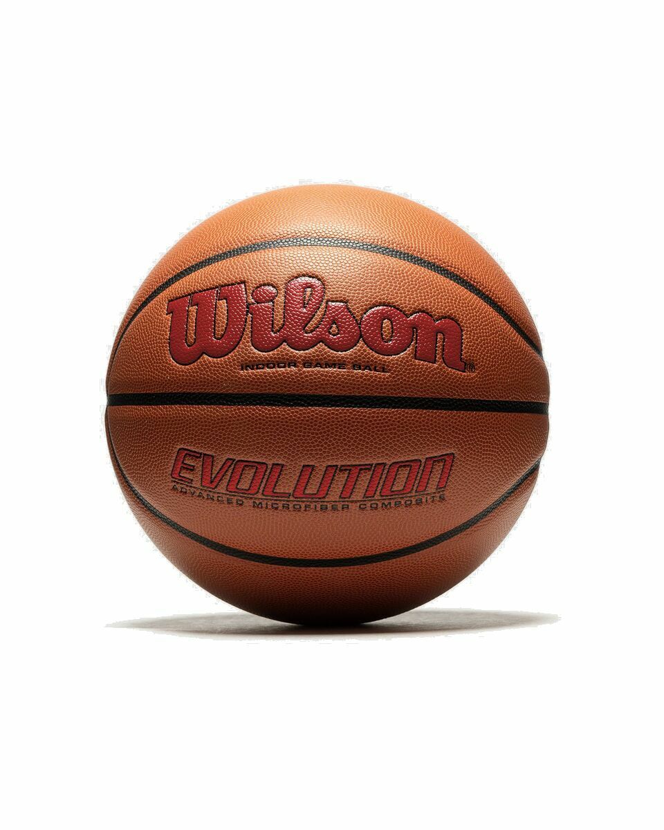 Photo: Wilson Evolution 295 Game Ball Sc Size 7 Orange - Mens - Sports Equipment