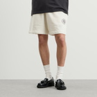 END. Men's Drawstring Sweat Short in Smoke White