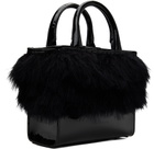 Blumarine Black Feather Bag