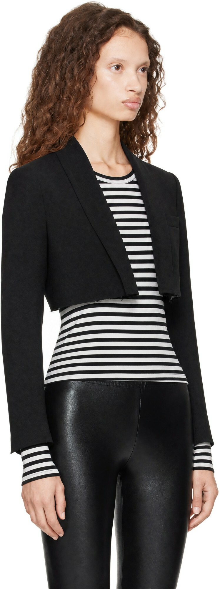 Comme des Garçons Comme des Garçons Black Wool Doeskin Jacket
