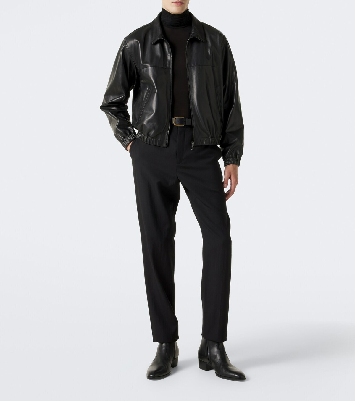 Saint Laurent Jersey turtleneck top